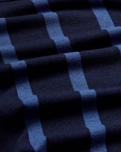 Casilda Wool Top Black/Navy Stripes