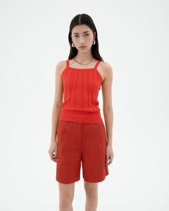 Nadine Top Fiery Red