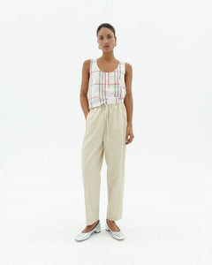Justine Top Multicolor Checkered