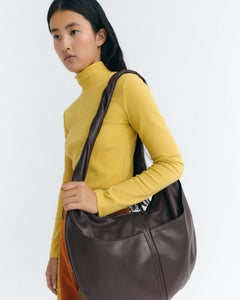 Aine Turtleneck Top Yellow Hemp
