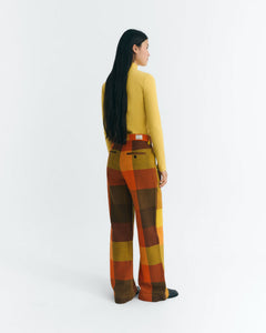 Aine Turtleneck Top Yellow Hemp