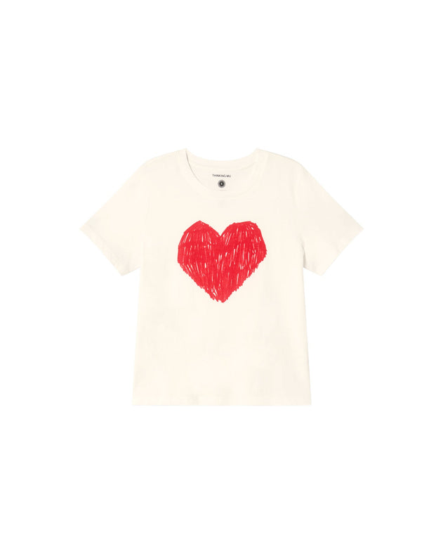 Heart Ida T-Shirt White