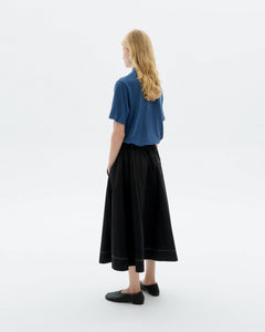 Aidin Thick Hemp T-Shirt Dark Blue