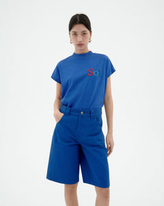 Volta Sun Type T-Shirt Blue