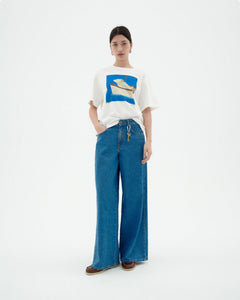 Lucia T-Shirt Sailor Dog White