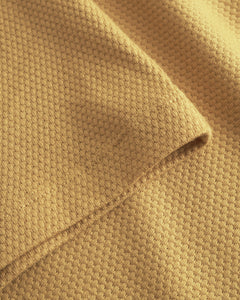 Unisex Waffle T-Shirt Mustard Yellow