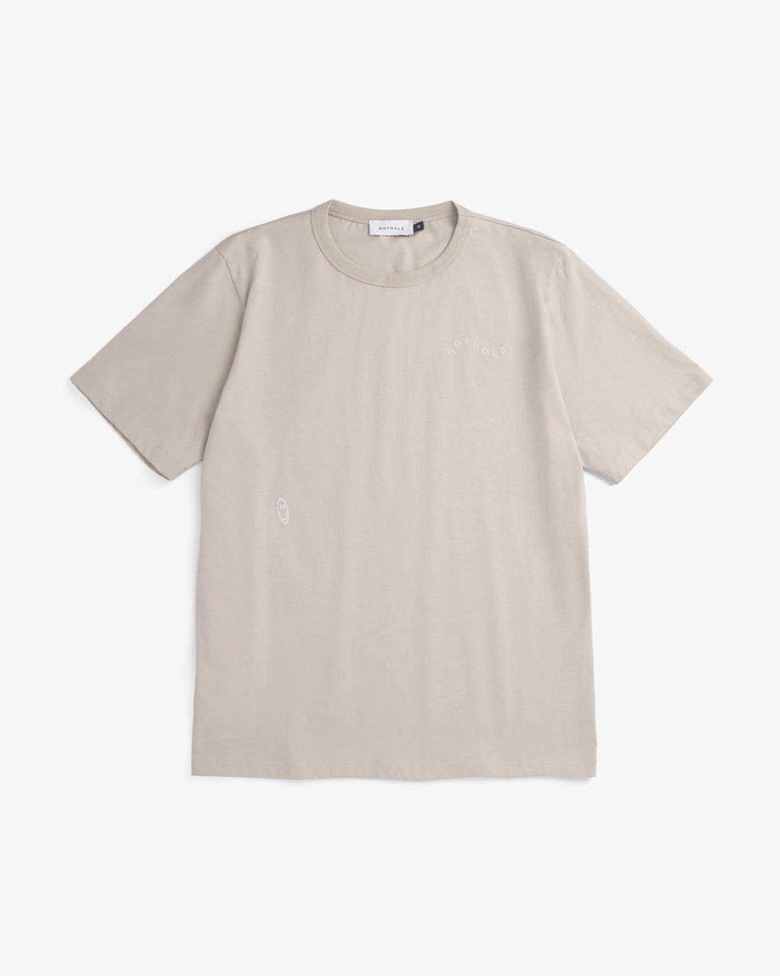 Unisex Wavy Logo T-Shirt Washed Sand