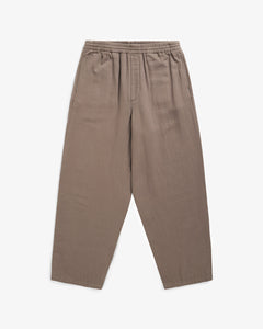Wide Pants Washed Brown