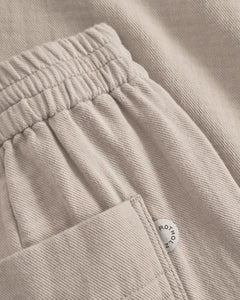 Wide Pants Washed Sand
