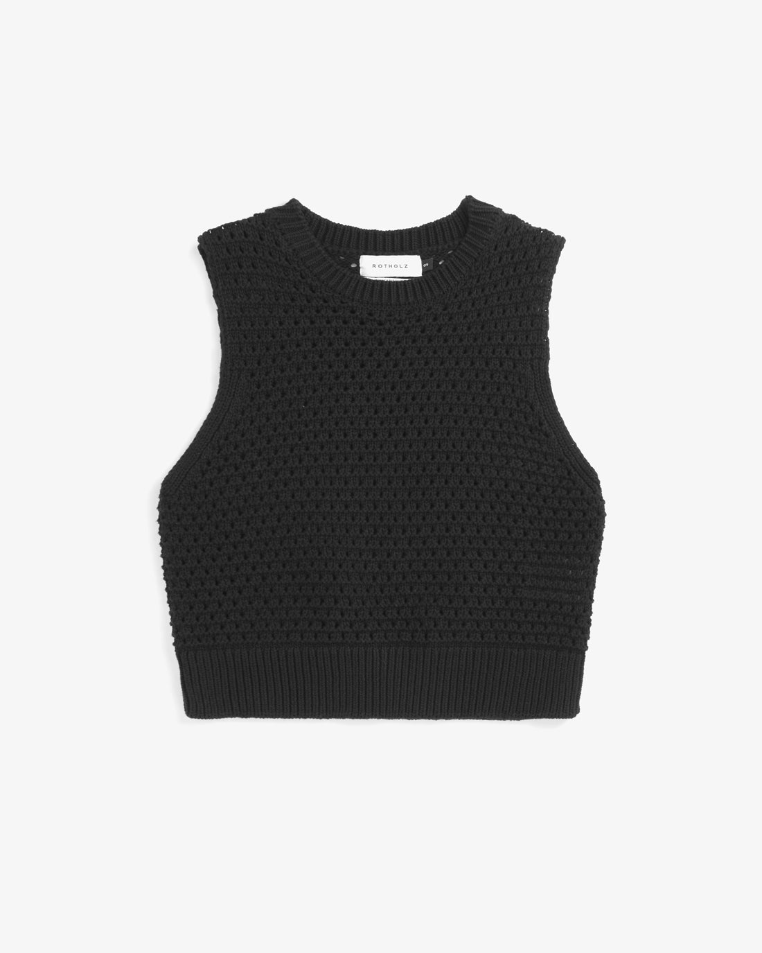Knit Vest True Black