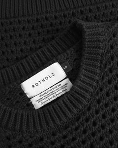 Knit Vest True Black