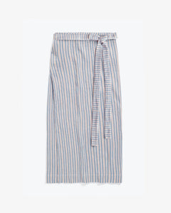 Wrap Skirt Multicolor Striped