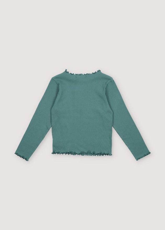 Singapore Kids' Long Sleeve Azure Teal Green