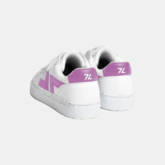 Alpha Velcro Sneakers White / Lila