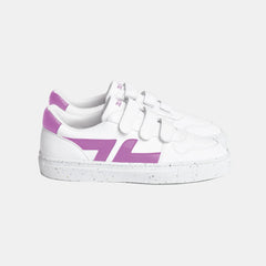 Alpha Velcro Sneakers White / Lila