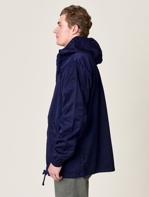 Zipper Anorak Ink Blue