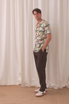 Maziwi Shirt Ecru/Green - IVALO.COM