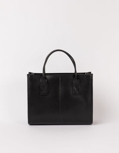 Jackie Midi Bag Classic Leather Black