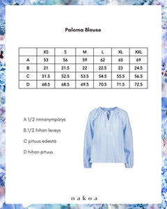 Paloma Blouse Coconut Milk White