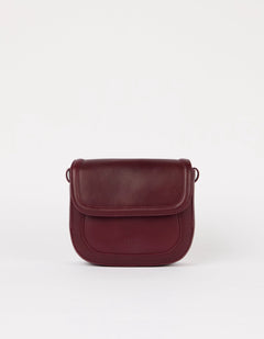 Nina Bag Classic Leather Dark Cherry