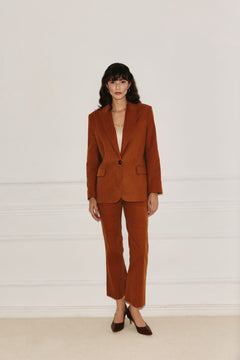 Corduroy Jacket Cognac brown