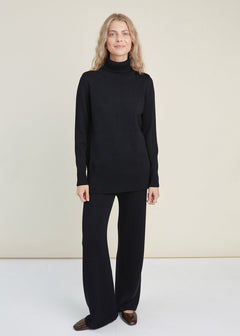 Knitted Merino Wool Pants & Sweater Set