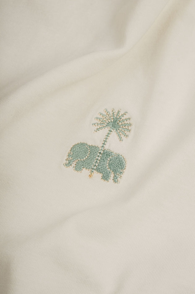 Trendsplant X Antonyo Marest Keychain Oversized Heavy T-Shirt Foam White