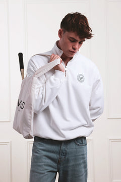 Runyon Sporting Club Quarter-Zip White