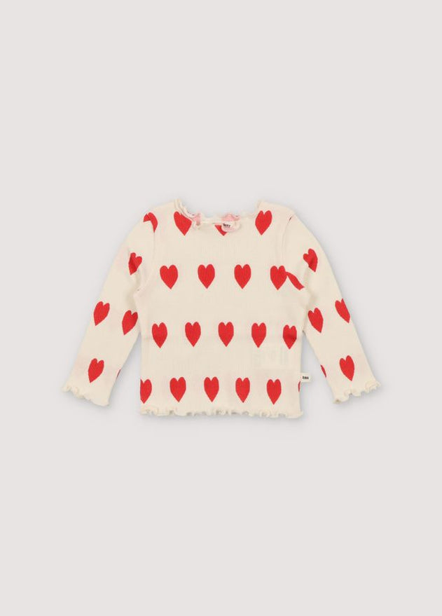 Singapore Baby Long Sleeve Love Motif Red