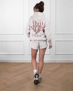 Jordaan Sport Tennis Hoodie Heather Grey