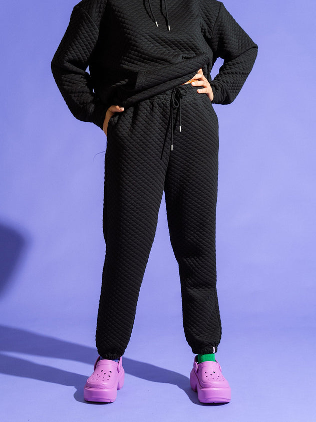 Bubble Lounge Pants Black