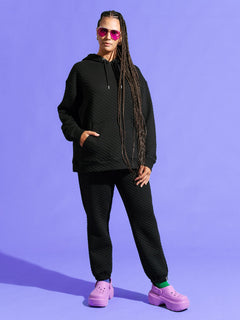 Bubble Hoodie Black