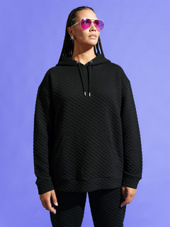 Bubble Hoodie Black