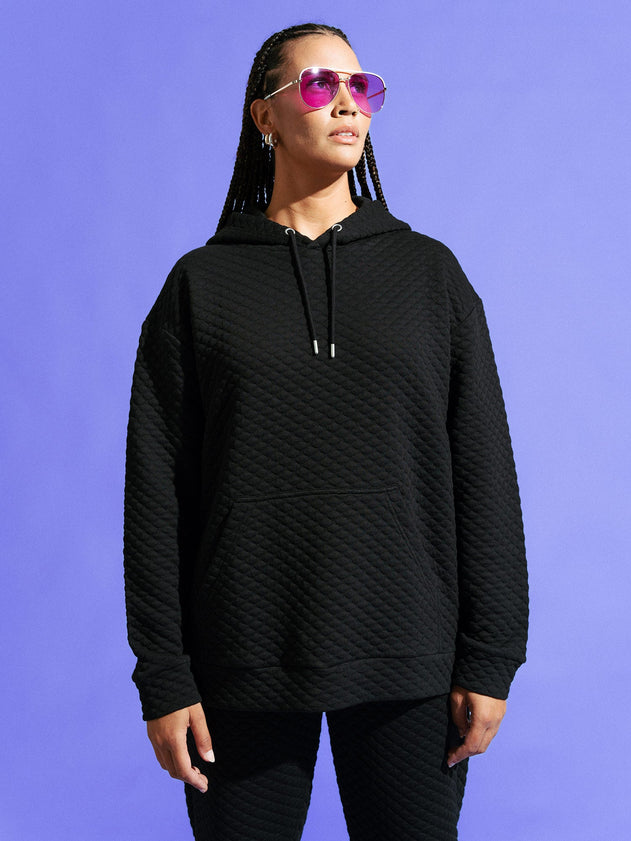 Bubble Hoodie Black