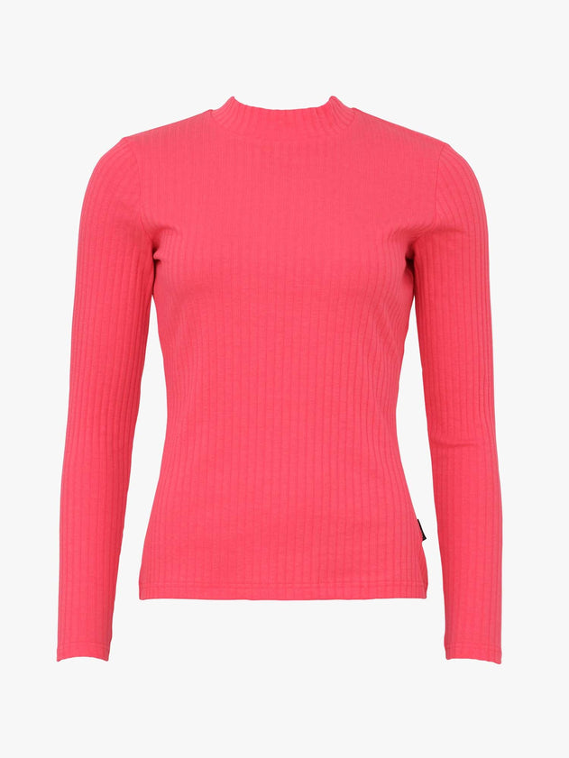 Renata Long Sleeve Top Coral Pink Ribbi