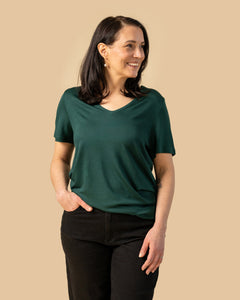 Aava T-Shirt Dark Green