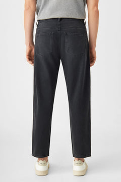 Rise Relaxed Tapered Basic Jeans Black
