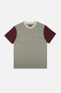 Color Block T-Shirt Iron Veil