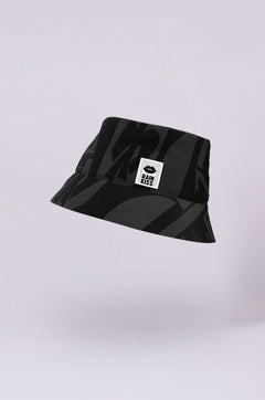 Back to Black Art Camo Waterproof Bucket Hat