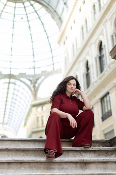 Vera & Madonna Co-ord Burgundy