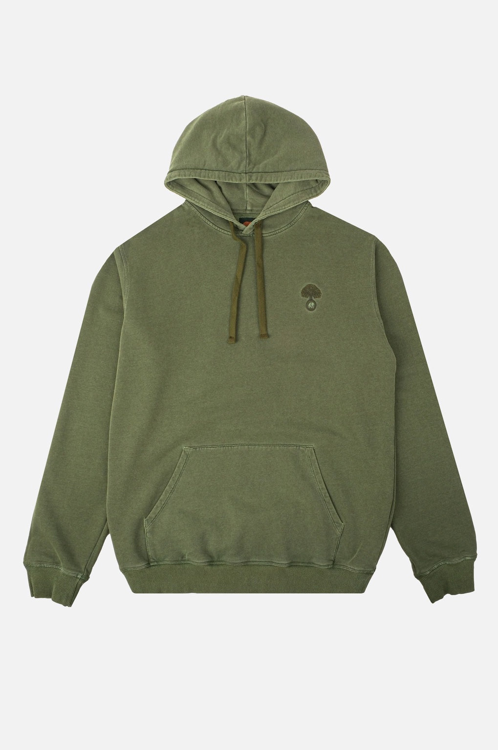 Aroes Pigment Heavyweight Hoodie Oak Green