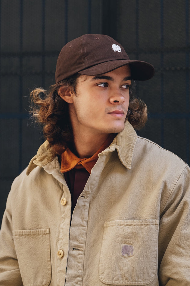Logo Dad Cap Poplar Brown