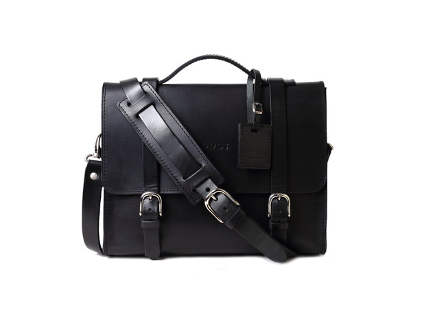 Leather Briefcase Mod 125 Cuoio Black