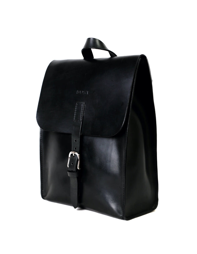 Leather Backpack Mod 120 Cuoio Black