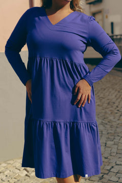 Amélie Layered Dress Indigo