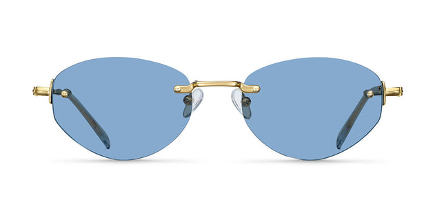 Amina Sunglasses Gold Sea