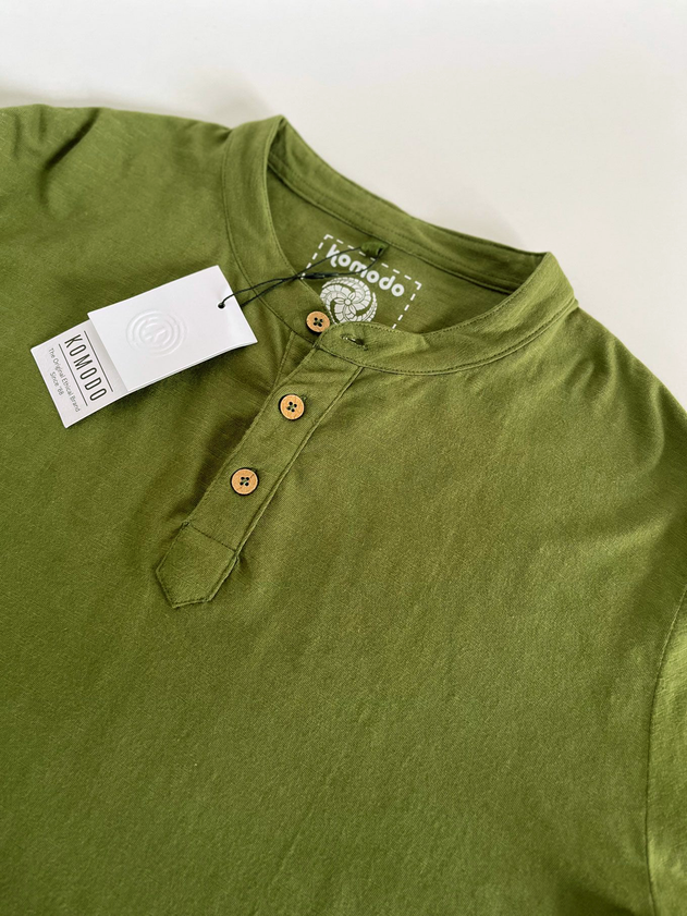 Arlo Organic Cotton T-Shirt Green