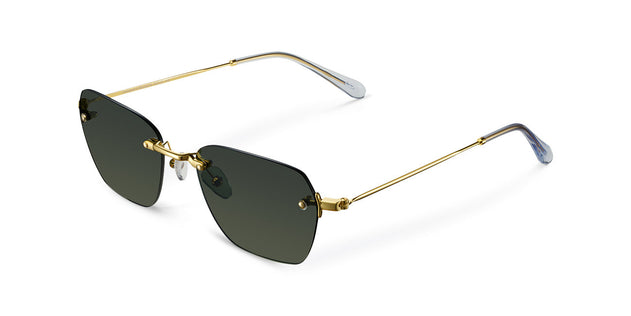 Hakim Sunglasses Gold Olive