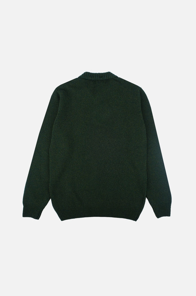 Bernia Quarter Zip Knit Forest