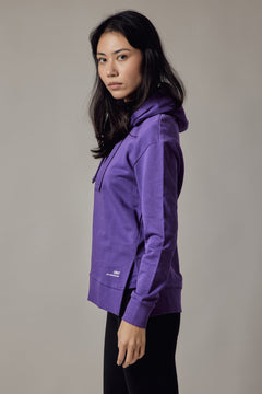 Women's Hoodie Sweatshirt With Side Slits